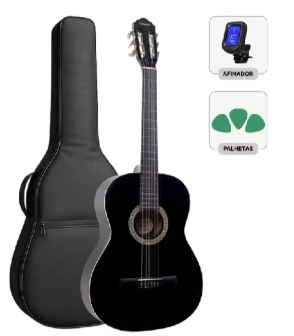 Violão Gianini preto