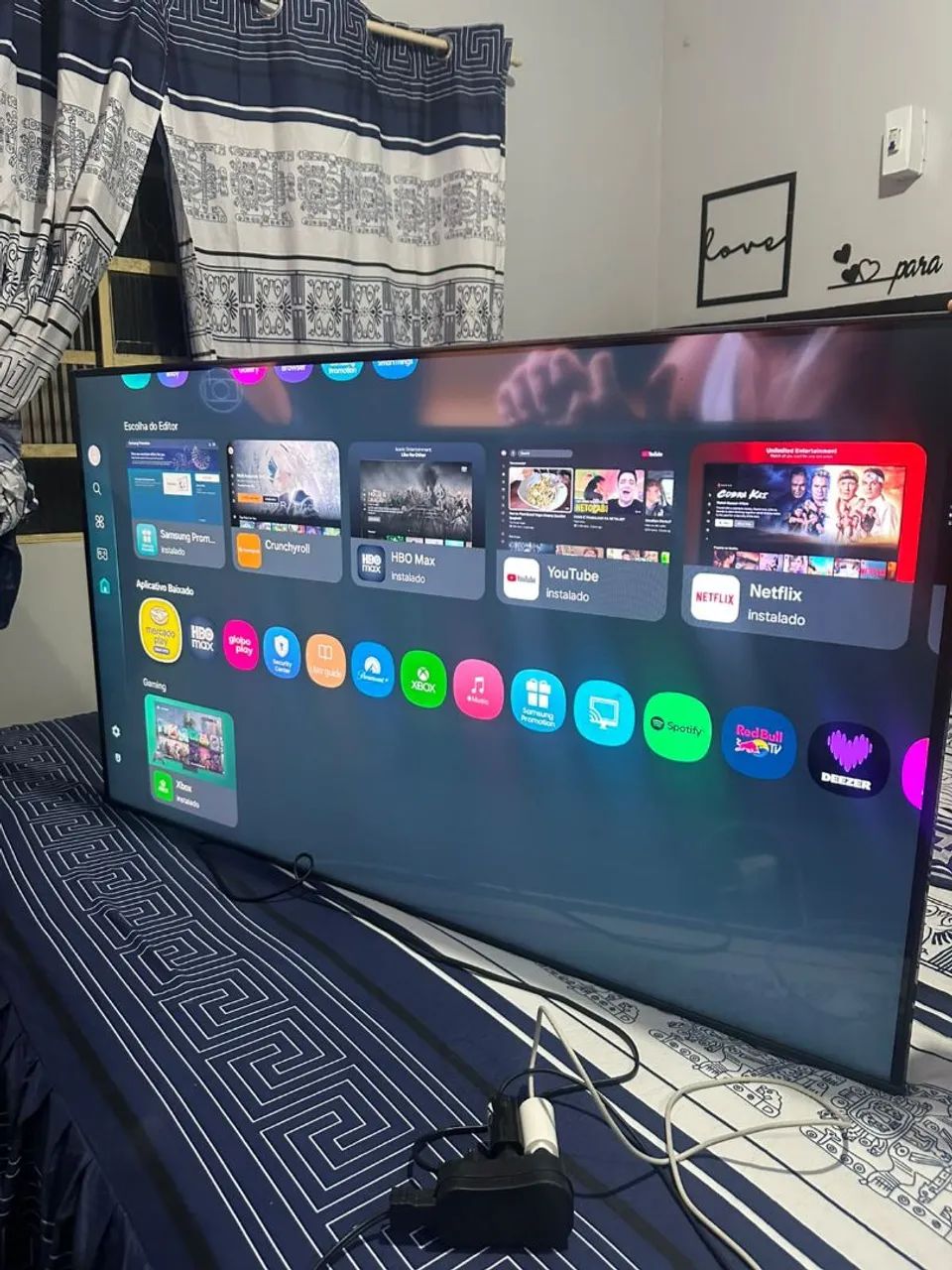 Smartv 50 4k Samsung slim semi nova  - Foto 3