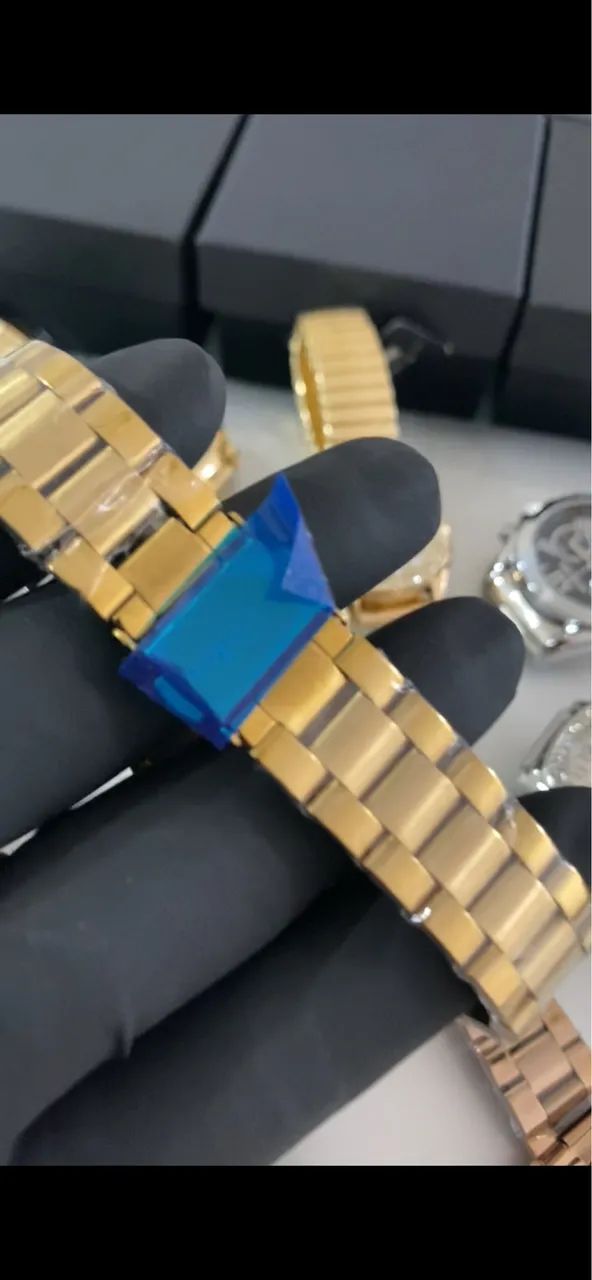 RELÓGIO MICHAEL KORS BANHADO A OURO 18k - Foto 3