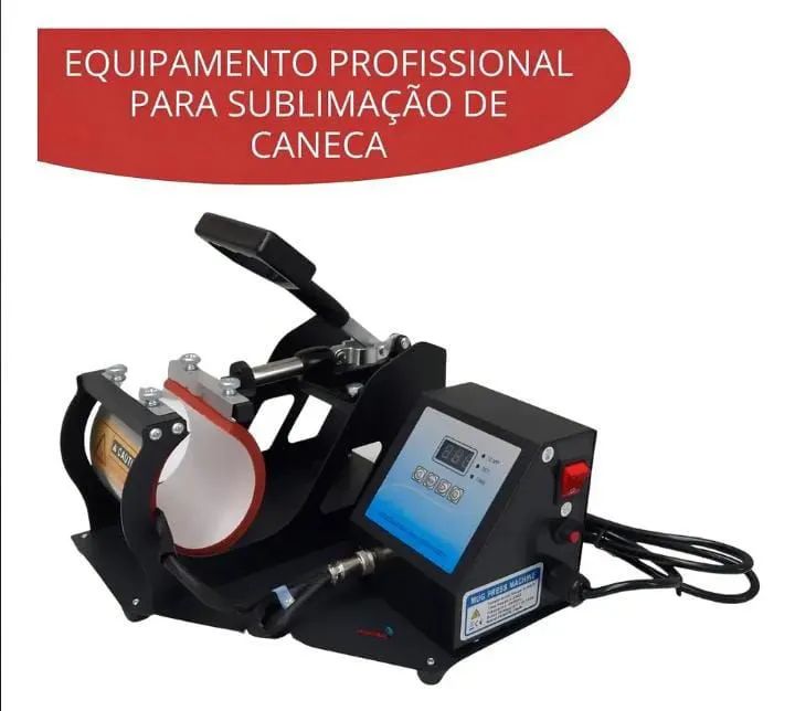 Prensa térmica de camisa, prensa térmica de canecas  - Foto 3