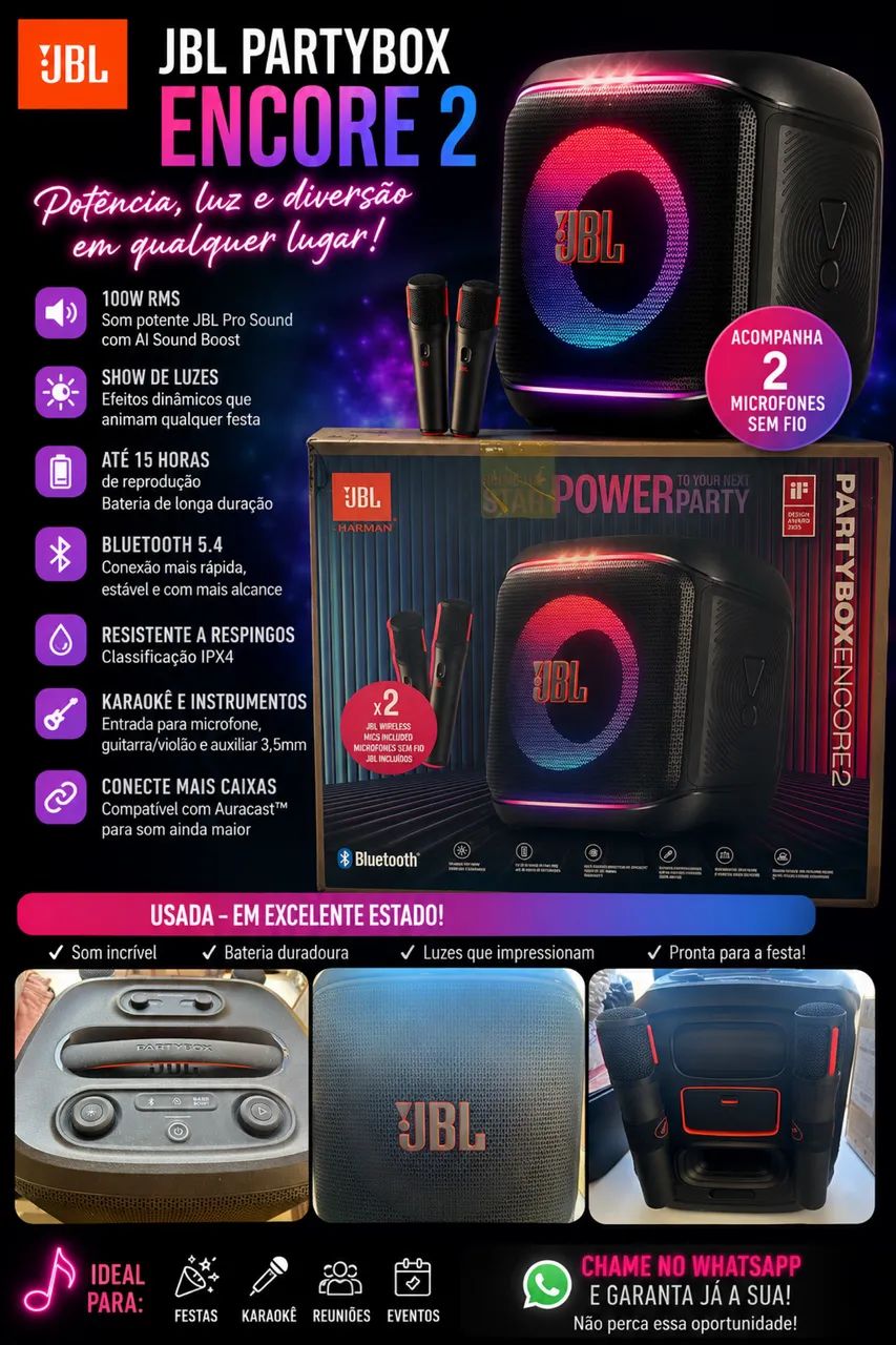 JBL PARTYBOX ENCORE 2 