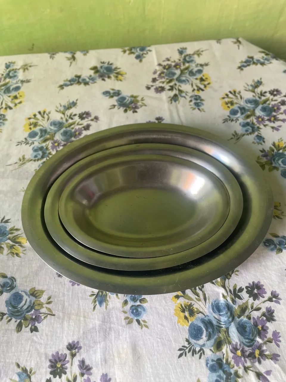 3 bandeja de inox