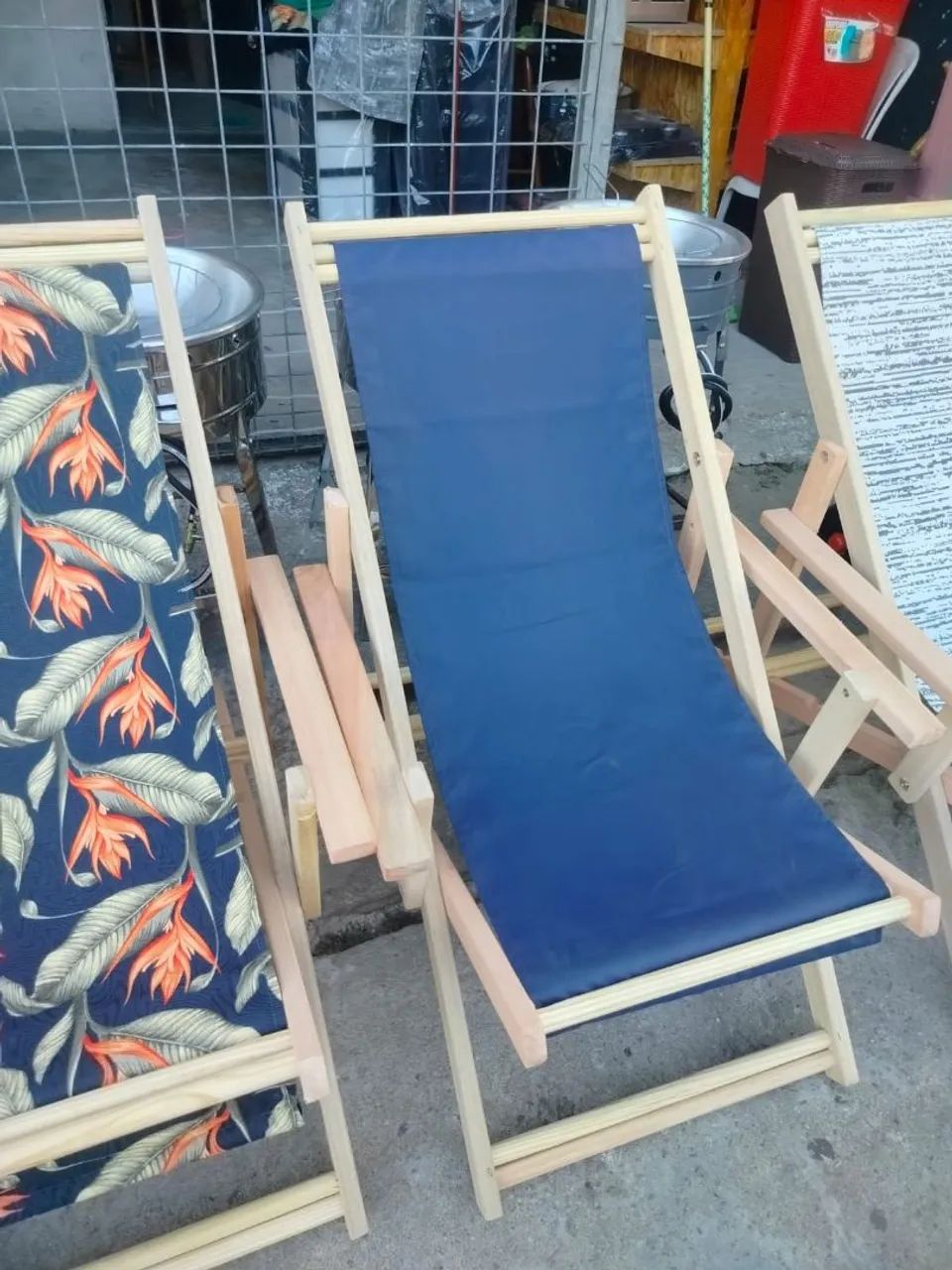 Espreguiçadeiras de pinos,  várias estampas disponíveis  - Foto 2