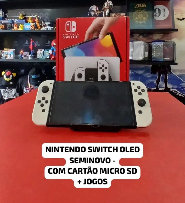 NINTENDO SWITCH OLED SEMINOVO