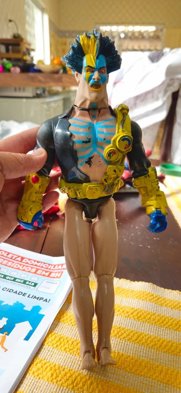 Boneco Tempest Action Man Hasbro 2001 - Vilão Vintage Raro - Foto 5