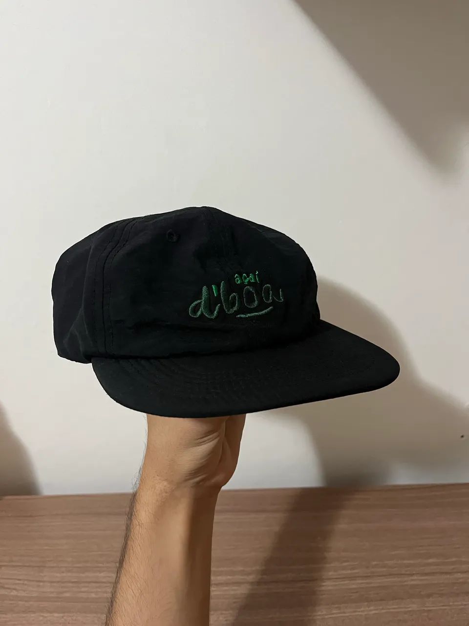 Boné Dboa Açaí Preto Sixpanel Poliamida 