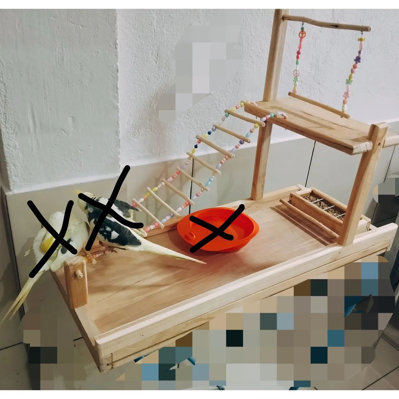 Playground para calopsita