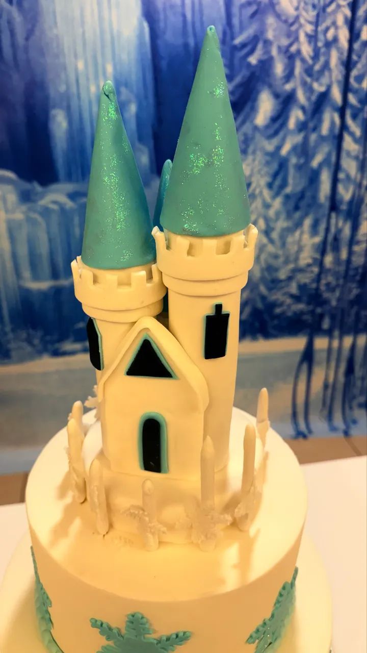 Bolo Frozen Fake - Foto 2