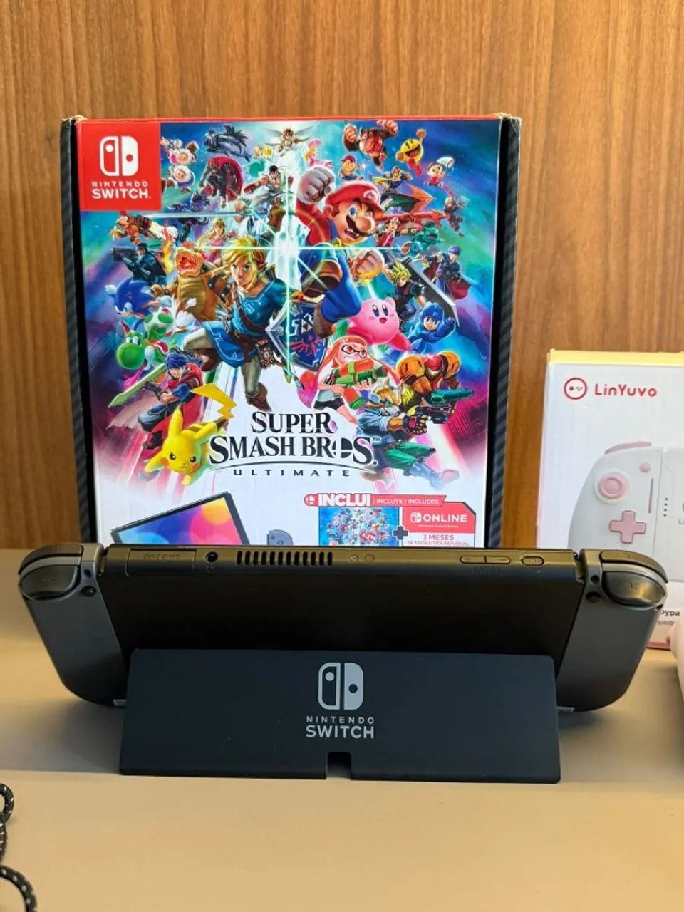 Nintendo Switch Oled Desbloqueado + controles - Foto 2