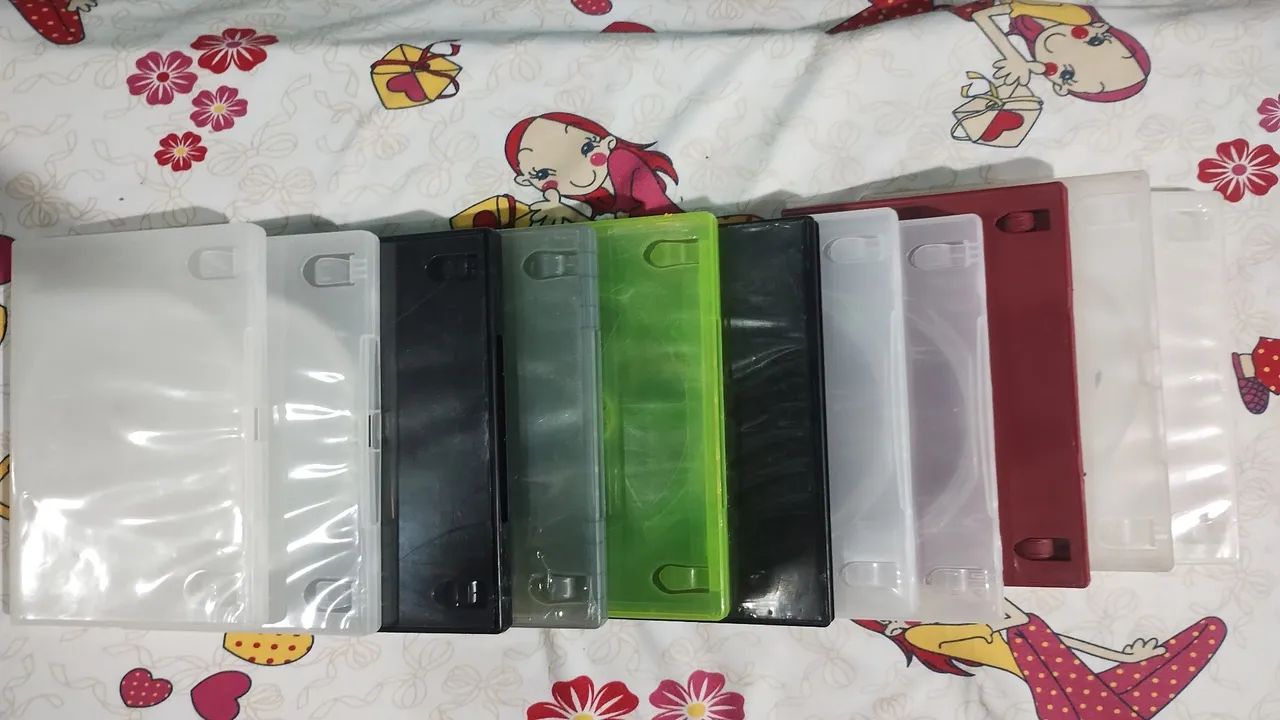 pasta caixinha de DVD 