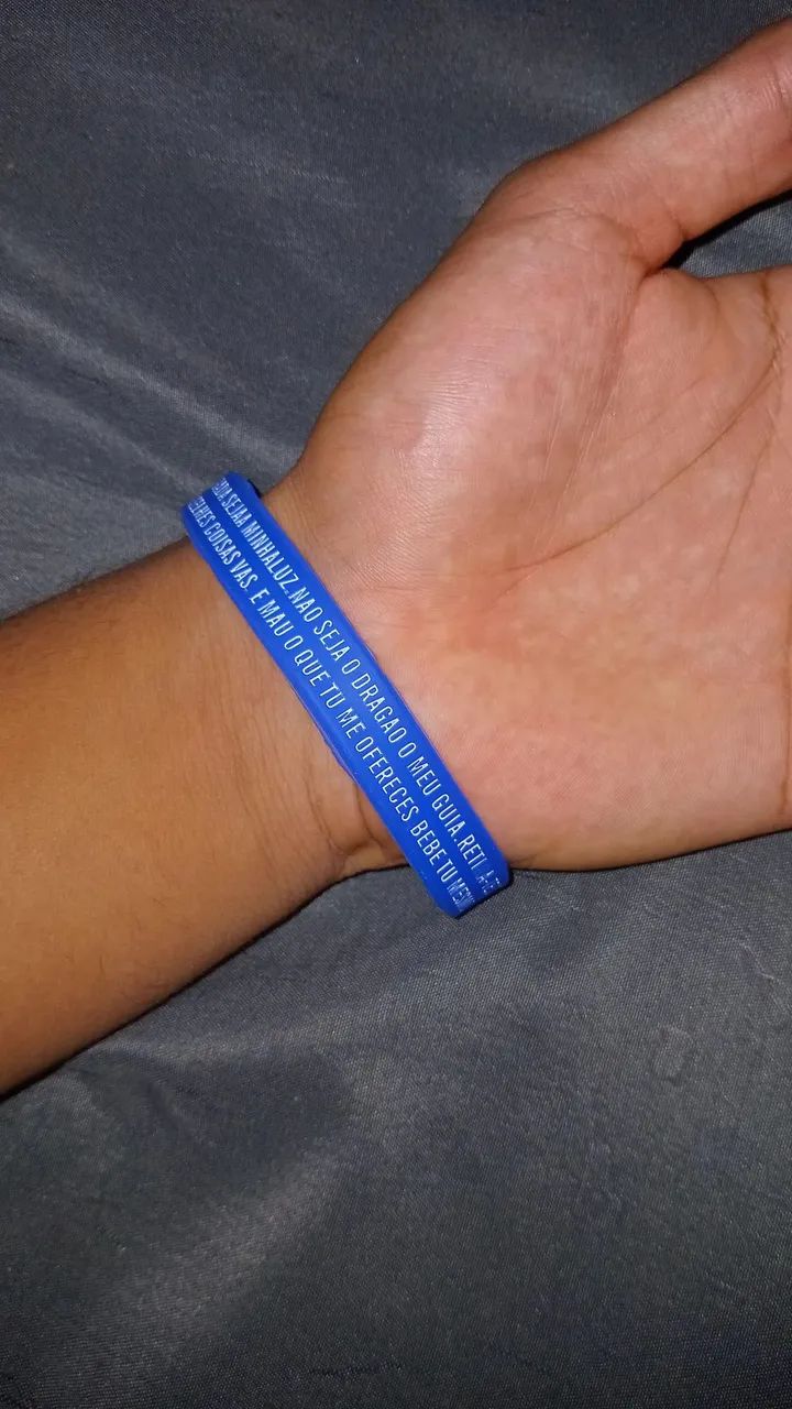 Pulseira de sao bento azul - Foto 4