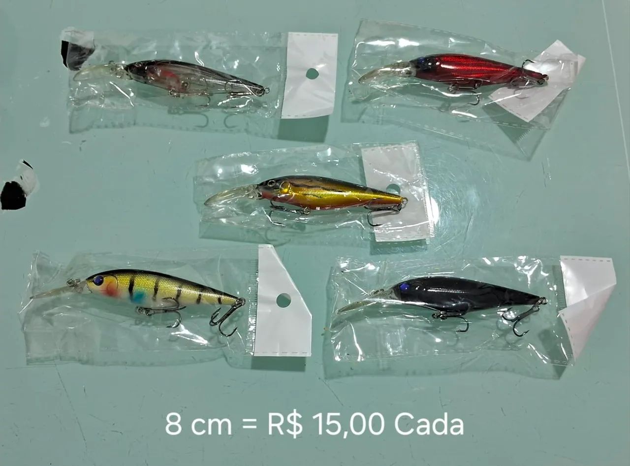 Iscas Artificiais para Pescaria em Aracaju de 10 a 17 reais cada - Foto 5