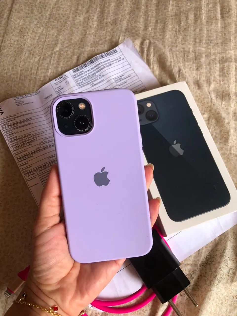 Iphone 13 128 gigas caixa e nota fiscal  - Foto 4
