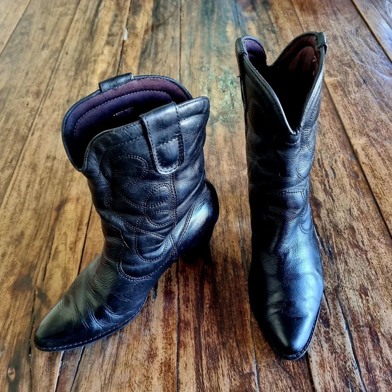 Bota country 36 ,couro legítimo,  da marca paquetá - Foto 4