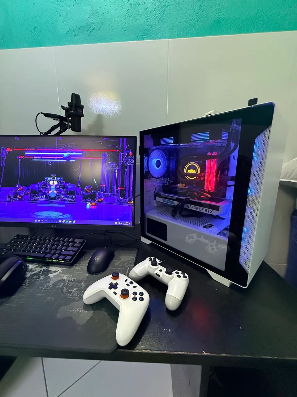 SETUP COMPLETO - PC Gamer Branco - Foto 4