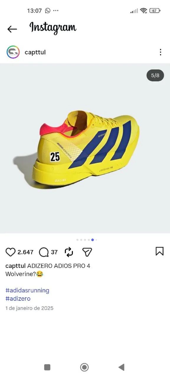 Adidas áudios pro 4 volverine tamanhob42 - Foto 3
