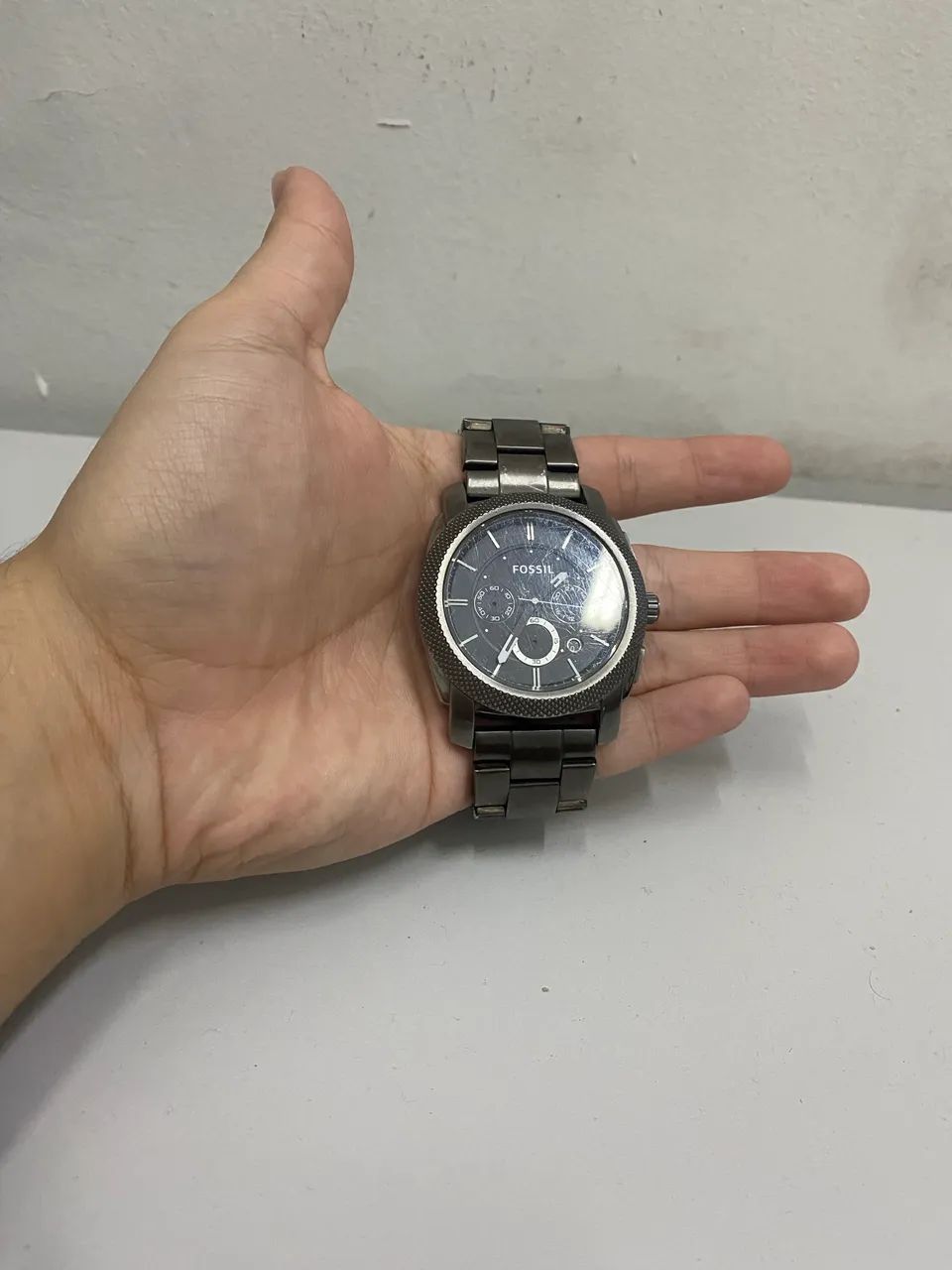 Relógio Fossil Aço Cinza fs4662 (Sem Bateria) - Foto 4