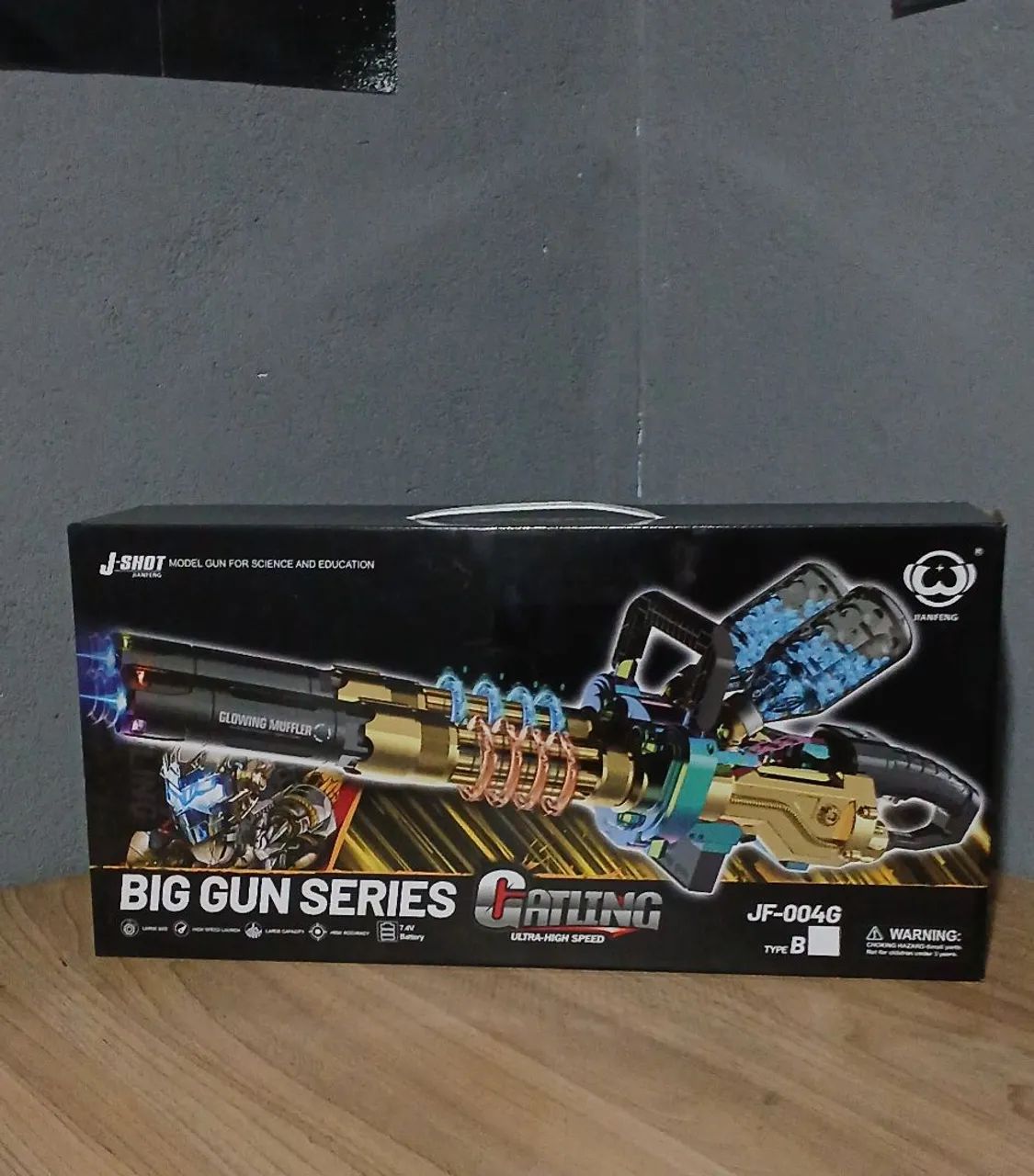 Minigun Gel Blaster Elétrica  - Foto 3