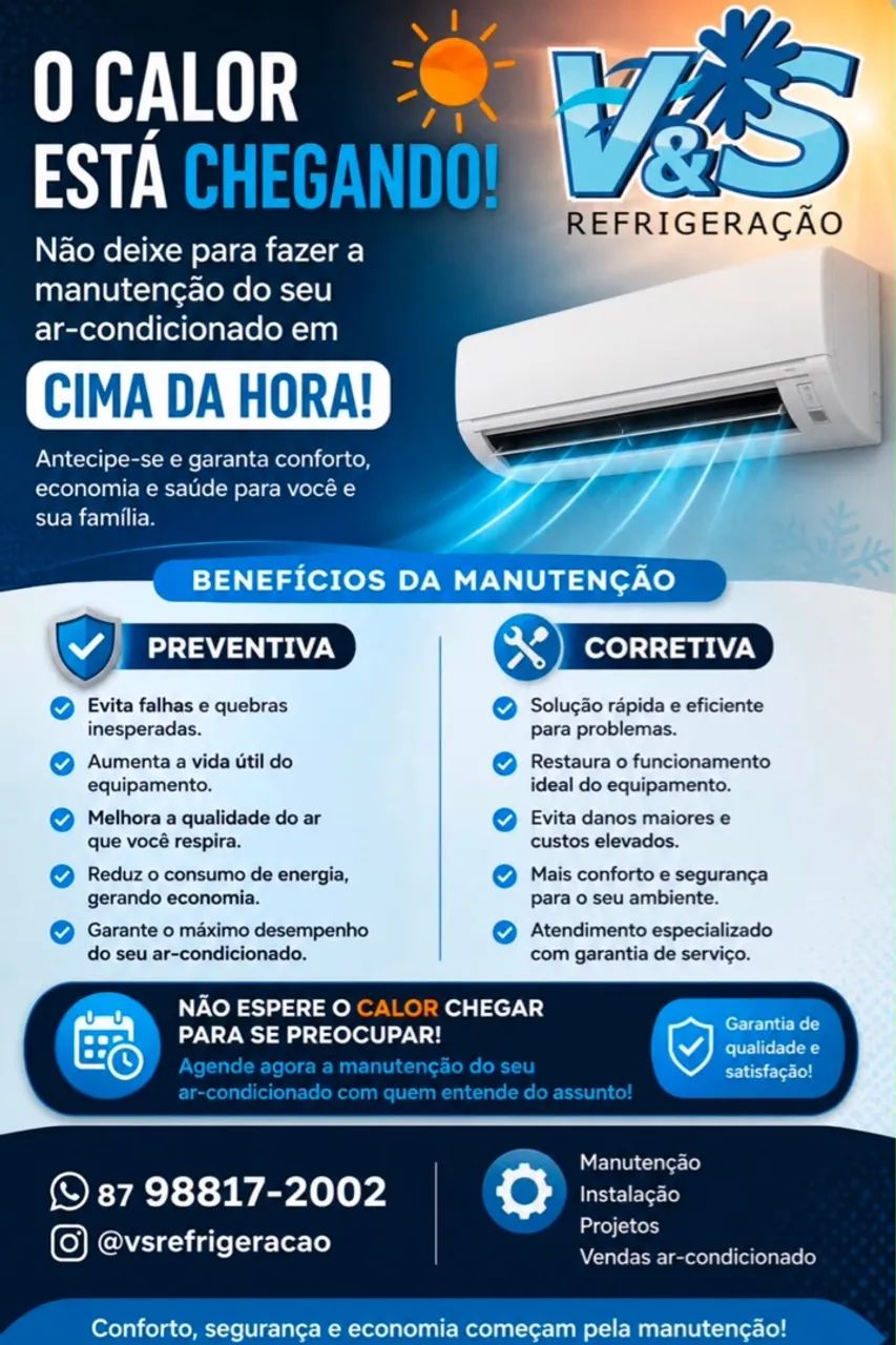 VSrefrigeração ?