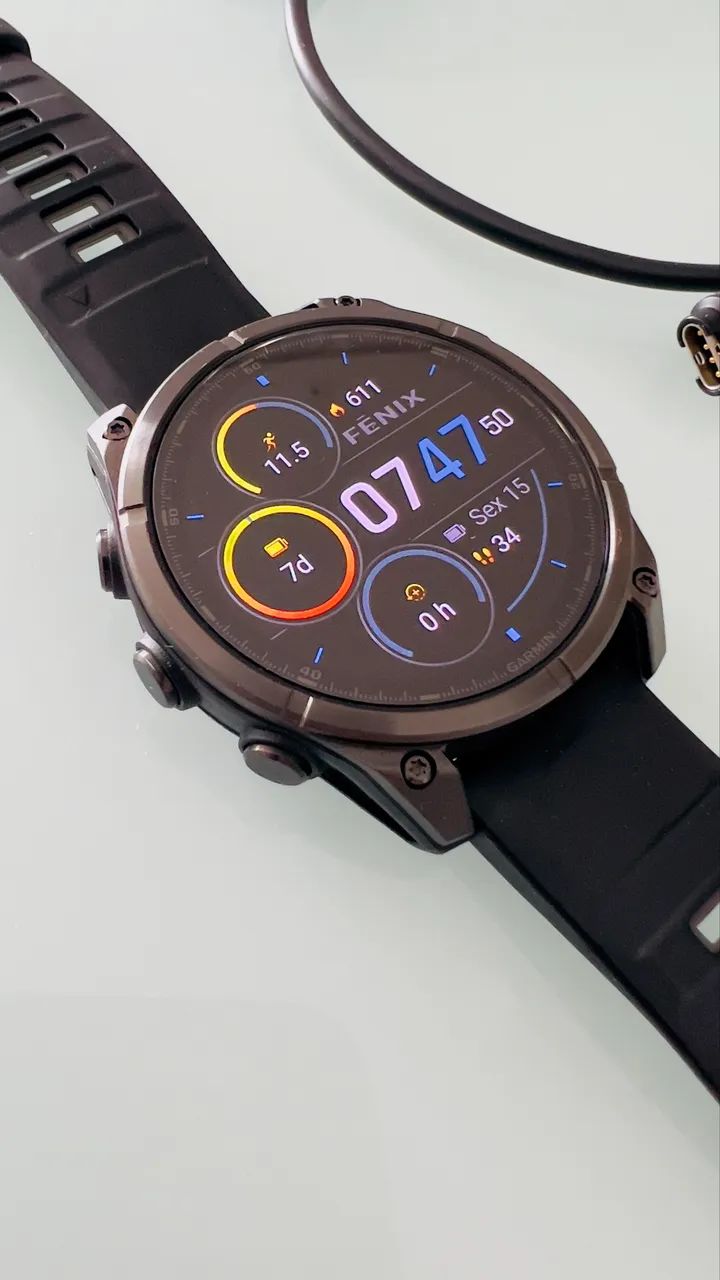RELÓGIO GARMIN FENIX 8 47mm AMOLED - Foto 4