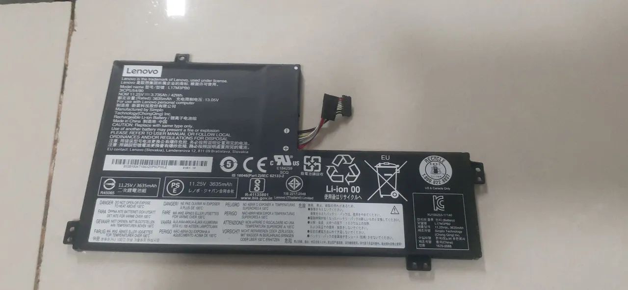 Bateria Chromebook lenovo 100e original  - Foto 2
