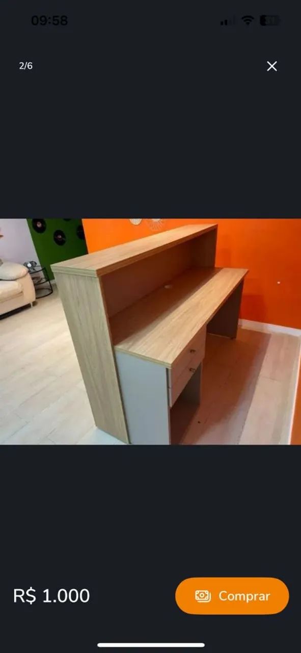 Balcão de Madeira  - Foto 2