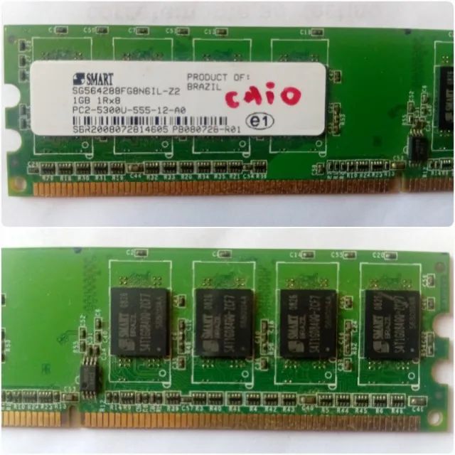 Memória RAM Smart 1 GB DDR2 Usada - Foto 4