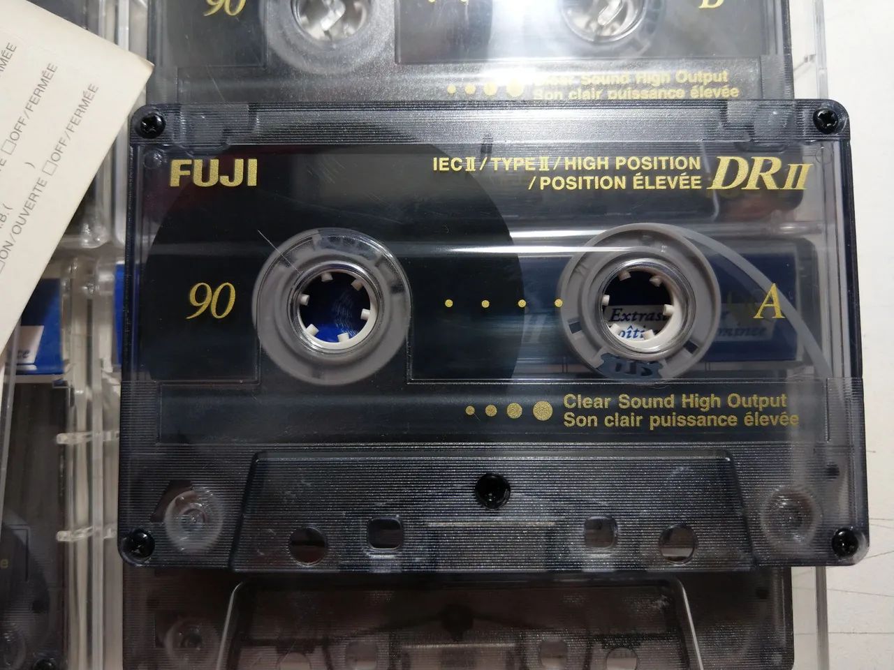 Fita cassete cromo Fuji DR II 90 (5 un) - Foto 3