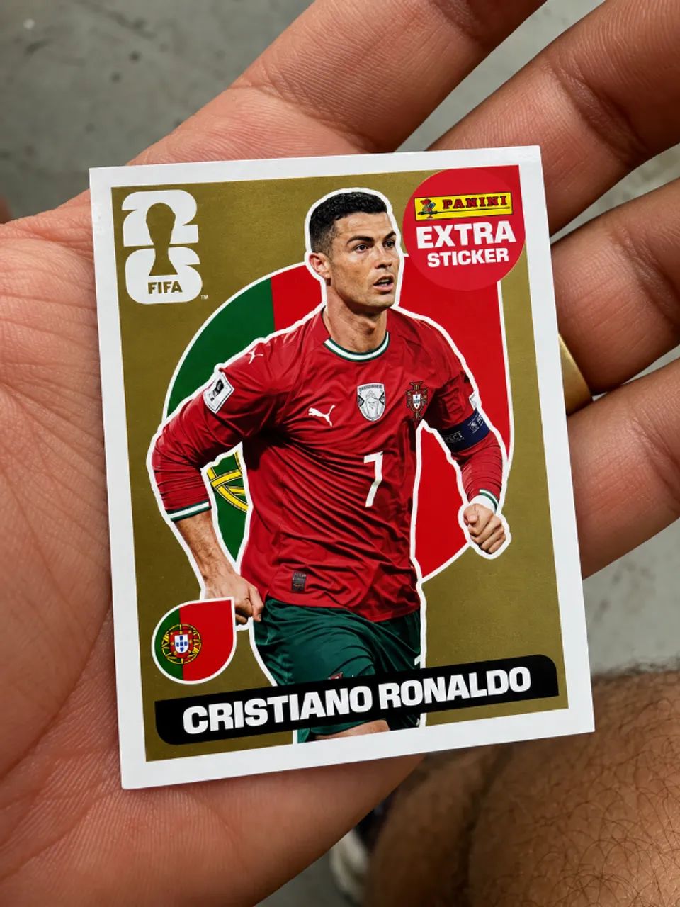 Figurinha Legend Cristiano Ronaldo OURO - Foto 2