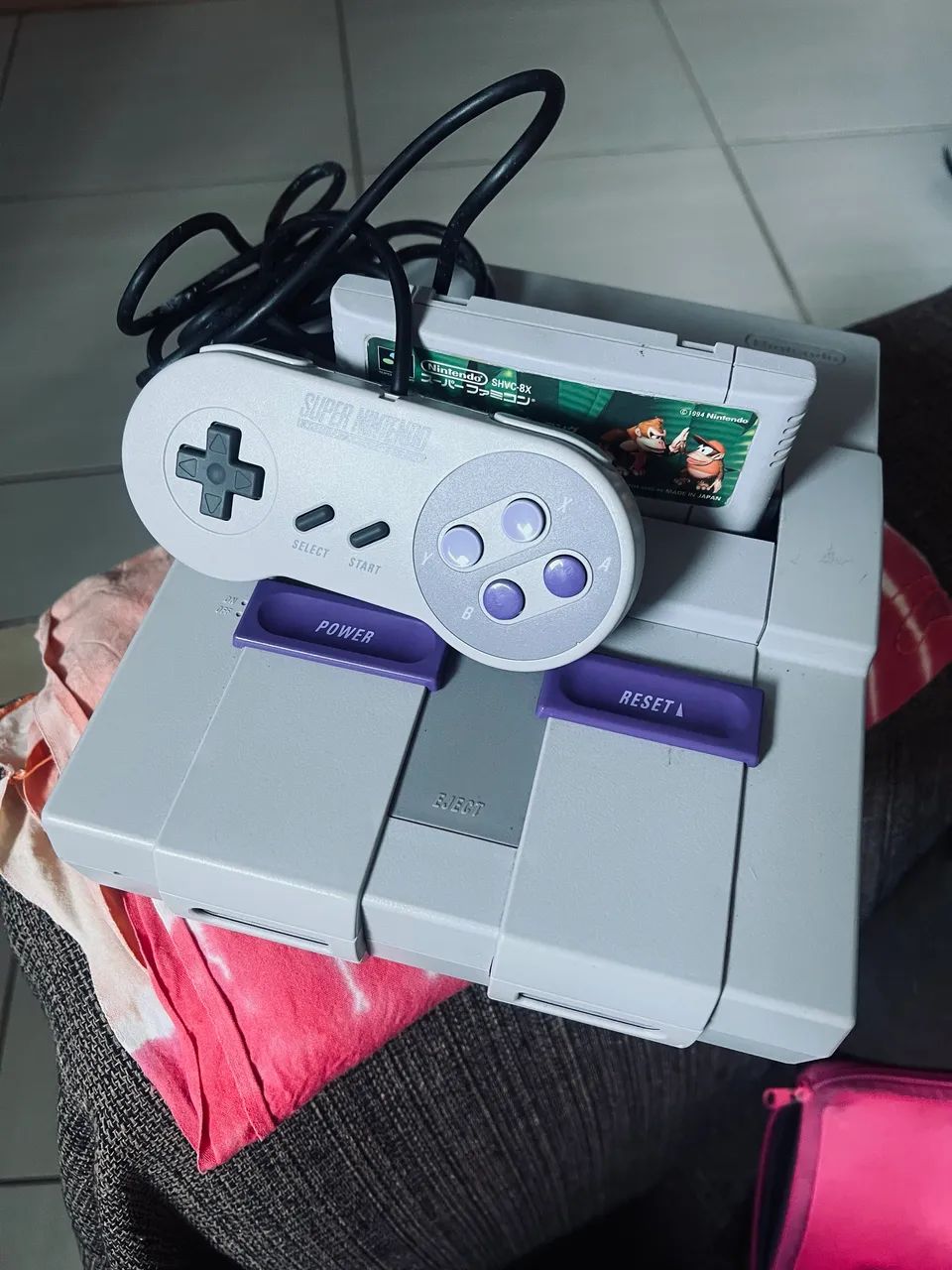 Super Nintendo branquinho  - Foto 3