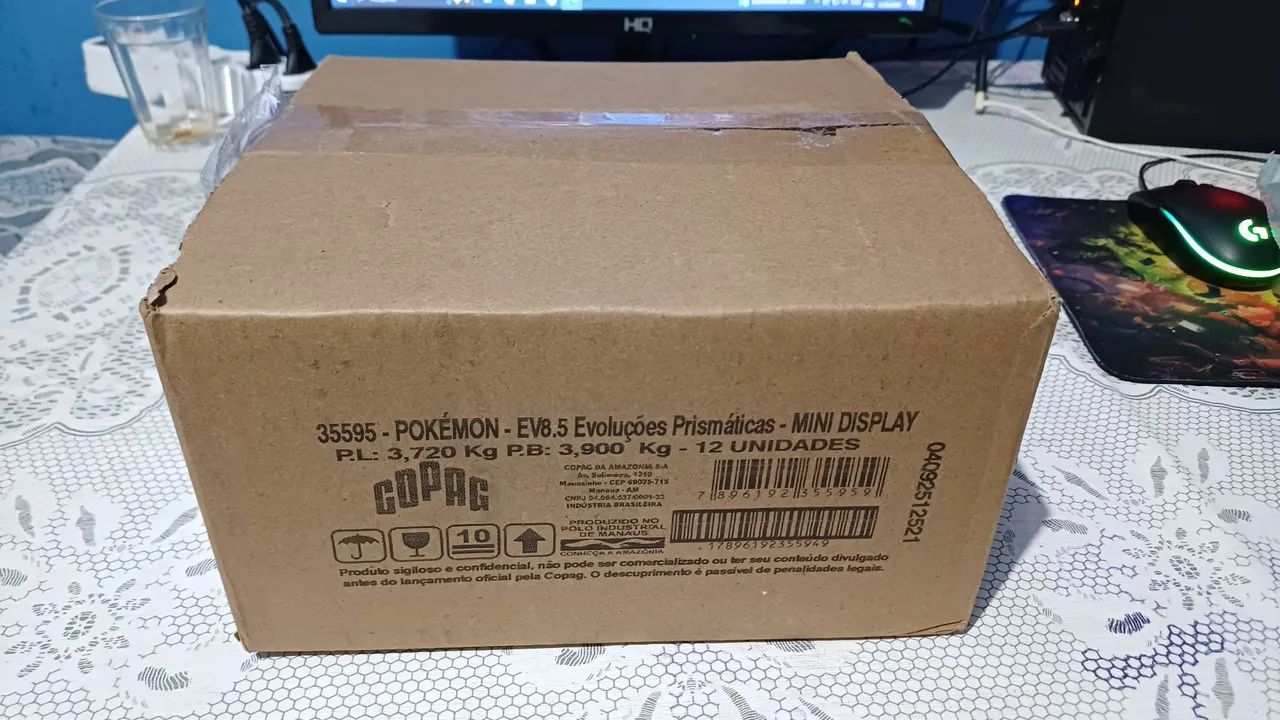 Case LACRADA de combo de booster - Evoluções Prismáticas PTBR