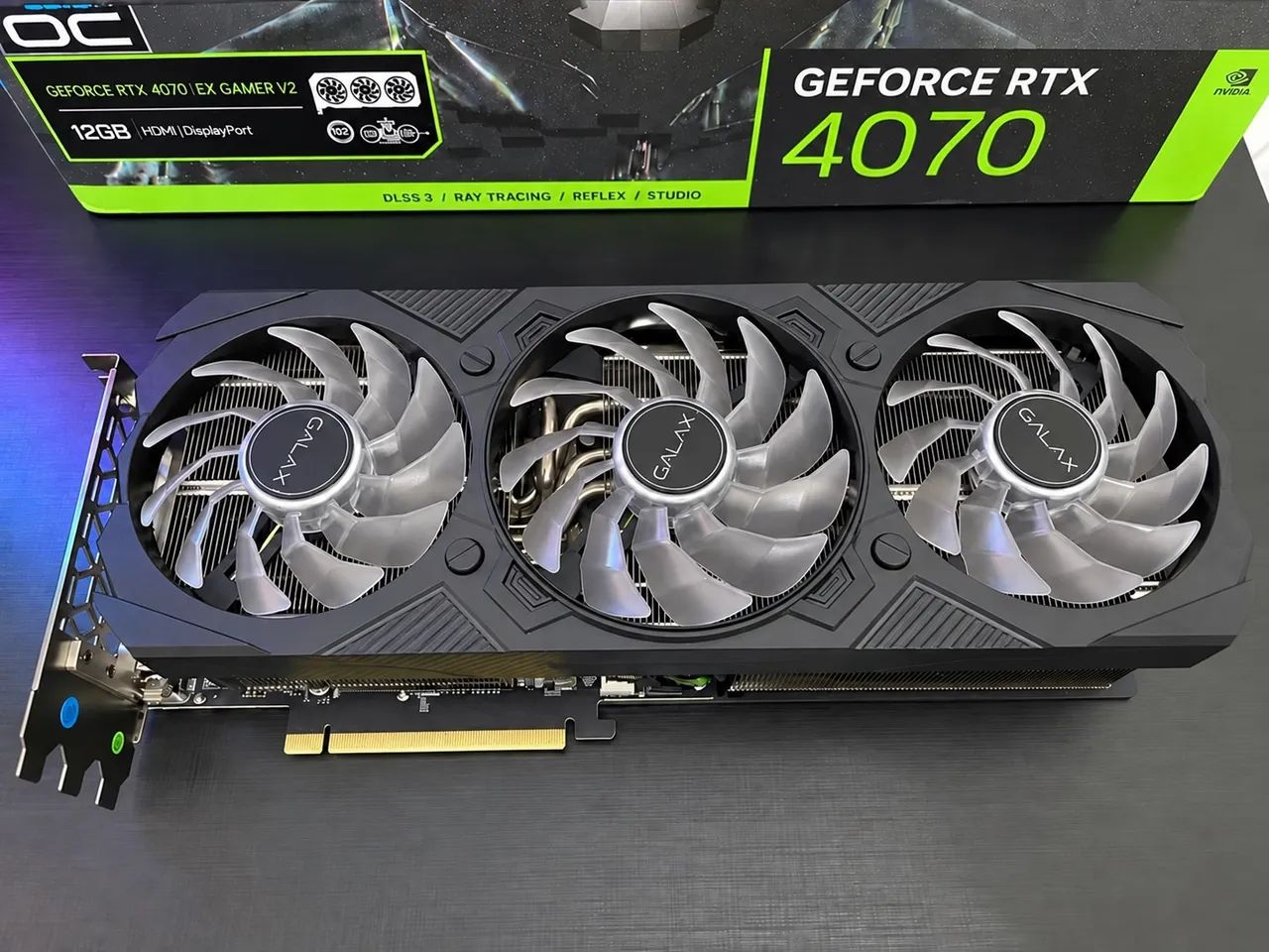 RTX 4070 GALAX 3X 12GB COM CAIXA  - Foto 2