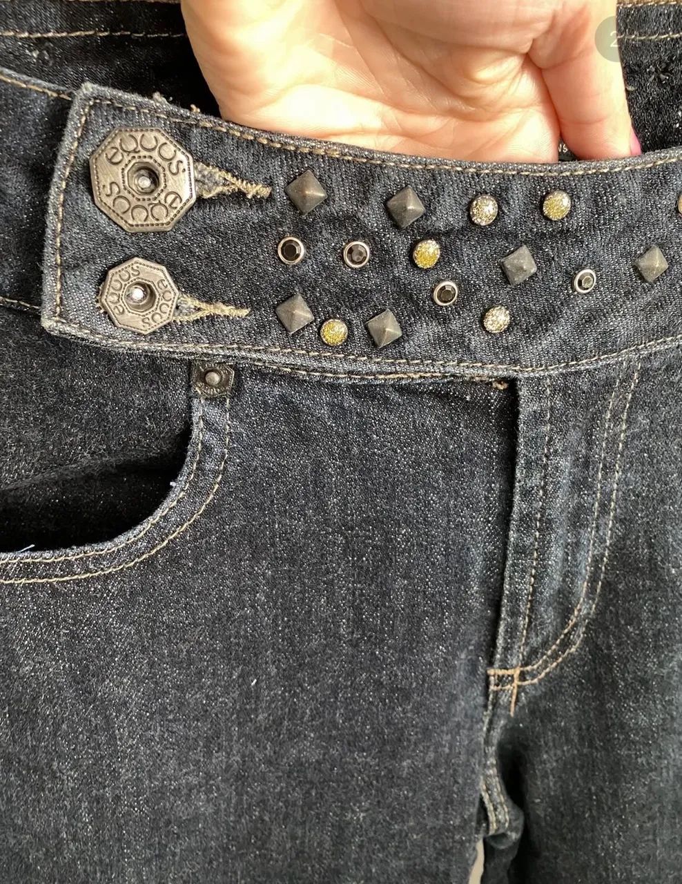 Calça y2k  jeans  Equus - Foto 4