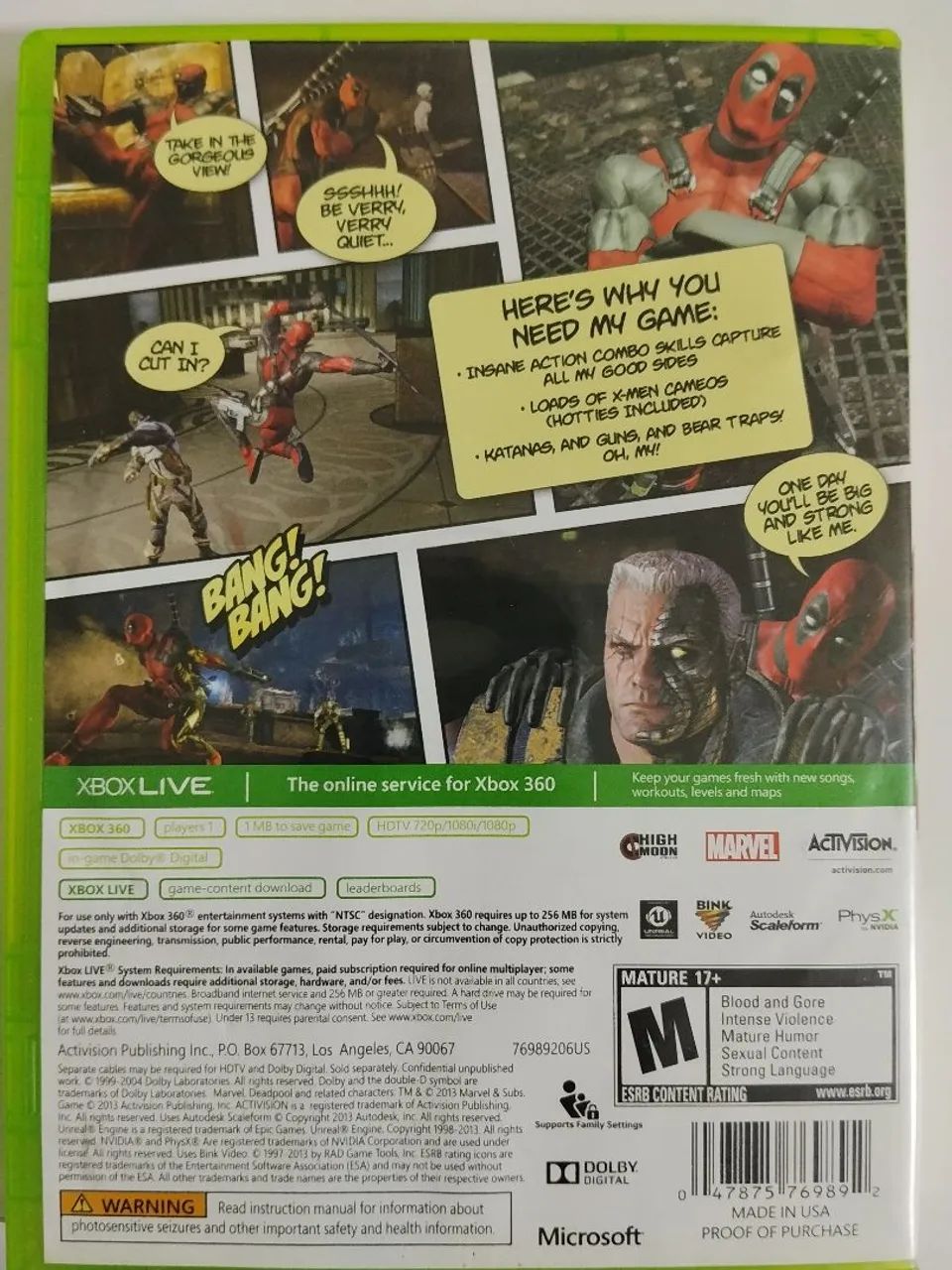 Deadpool The Game Xbox 360 - Foto 5