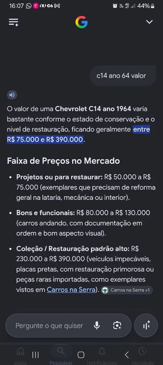 Chevrolet C-14 2.5/4.1 1964