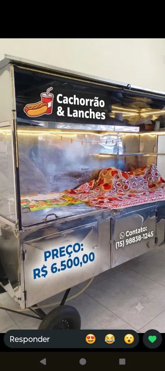 Carrinho de lanche 