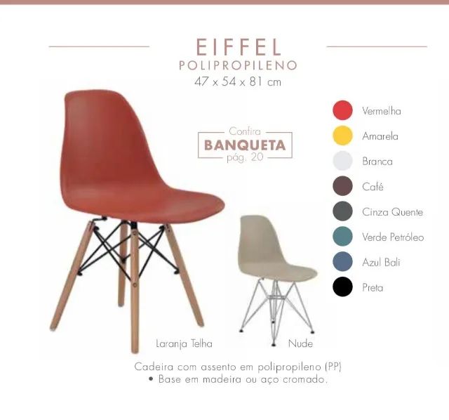  Cadeira Eifel * - Foto 2