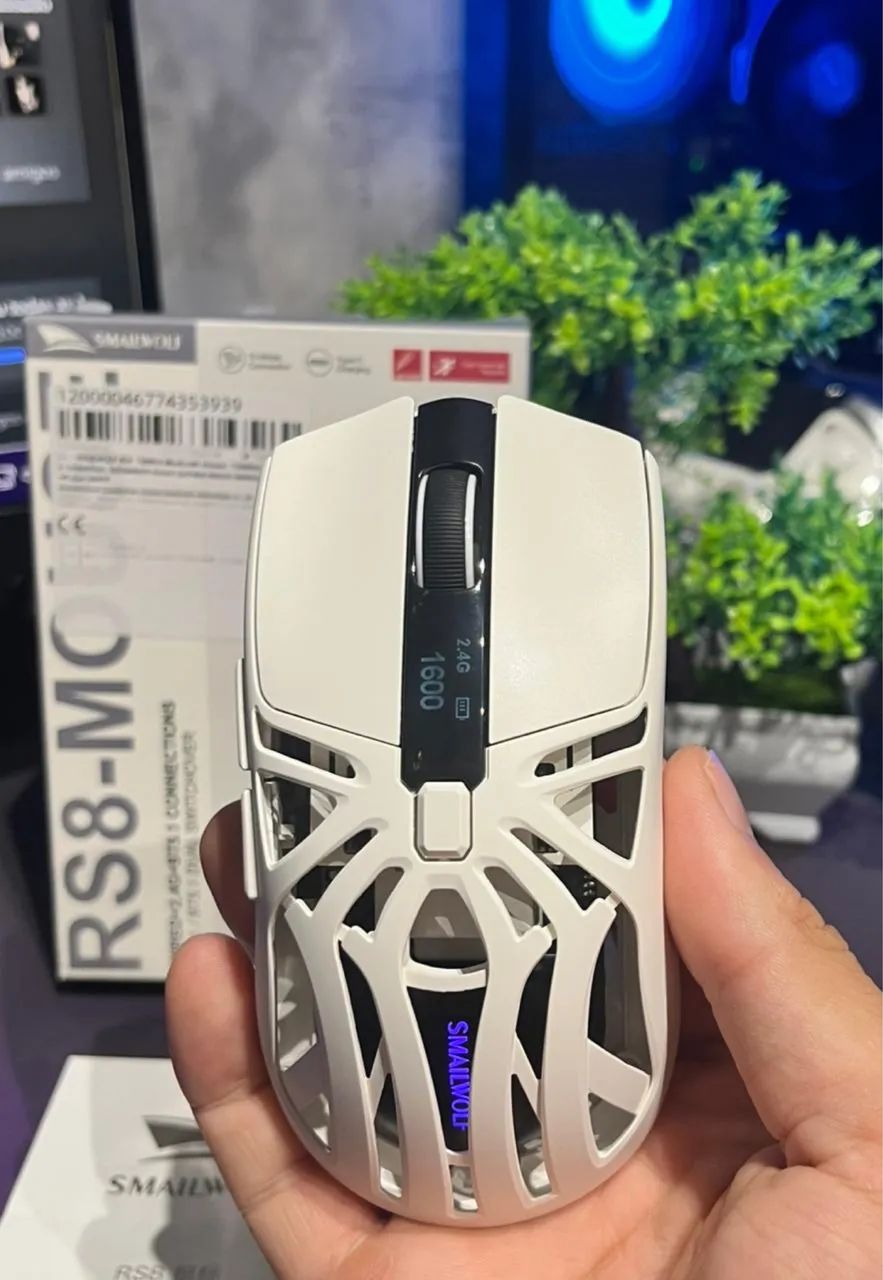 MOUSE GAMER SMAILWOLF RS8 BRANCO