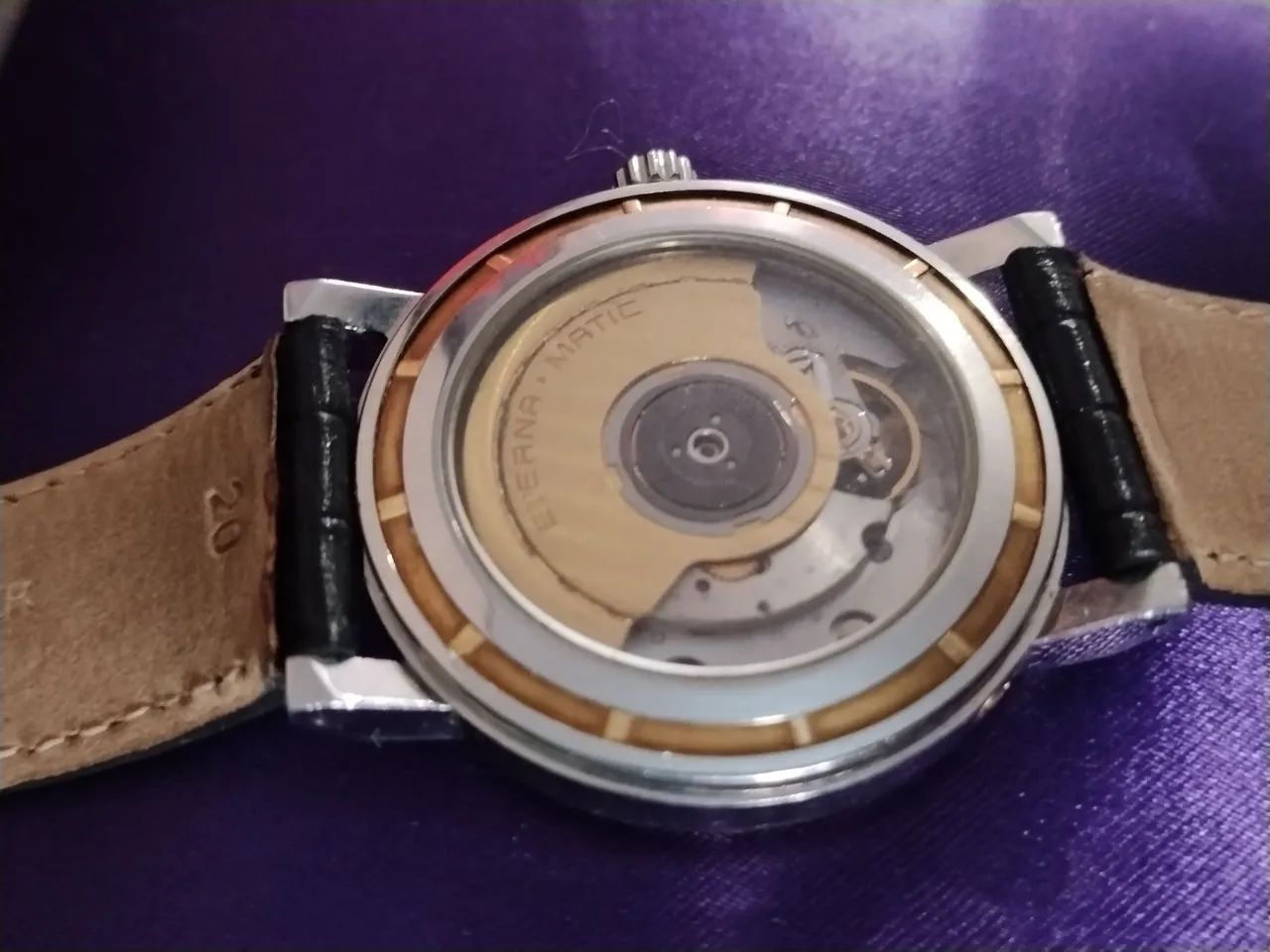 Relógio eterna Matic aço e ouro automático GMT - Foto 2