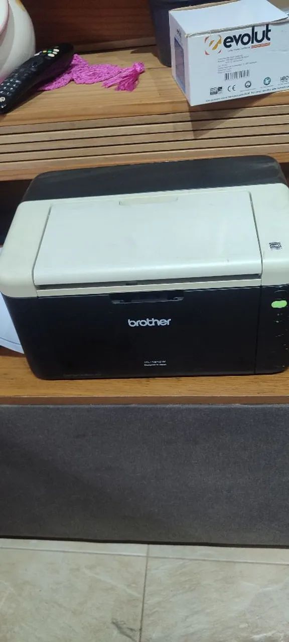 Impressora Laser Wi-Fi Brother HL-1212W + Toner Extra - Funcionando