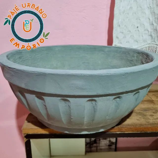 Vaso de Cimento 42cm | Vaso Grande para Plantas e Jardim - PRONTA ENTREGA! - Foto 6