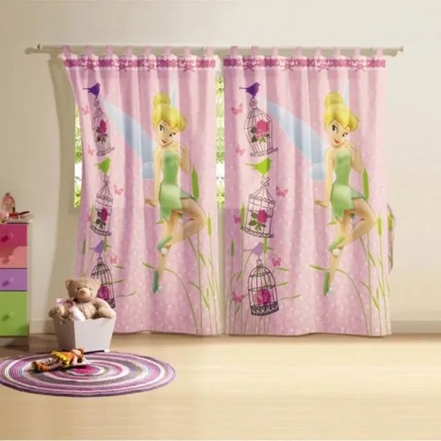Cortina Sininho Tinker Bell 2,90 X 2,20m Lepper Promoção