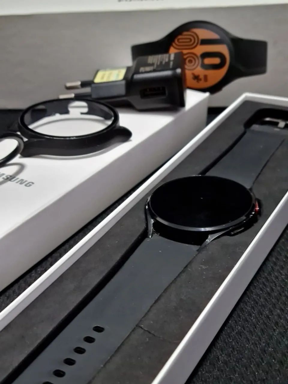 Samsung Galaxy Watch4 44mm - Completo com Acessórios - Foto 2