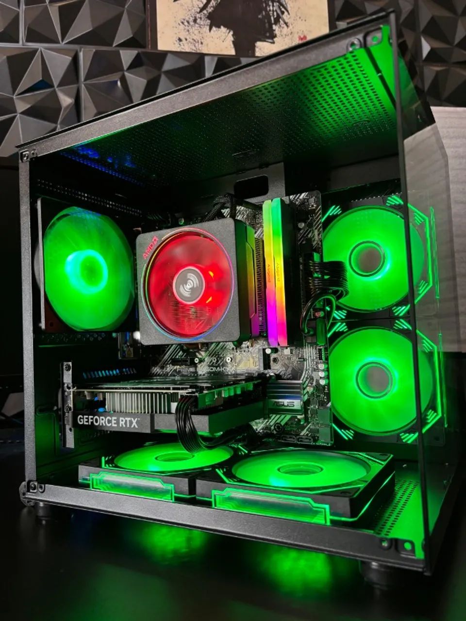 Pc gamer Ryzen 5 5600x com RX 7600 - Foto 3