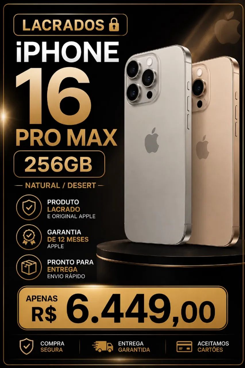 Iphone 16 Pro Max 256GB Desert 