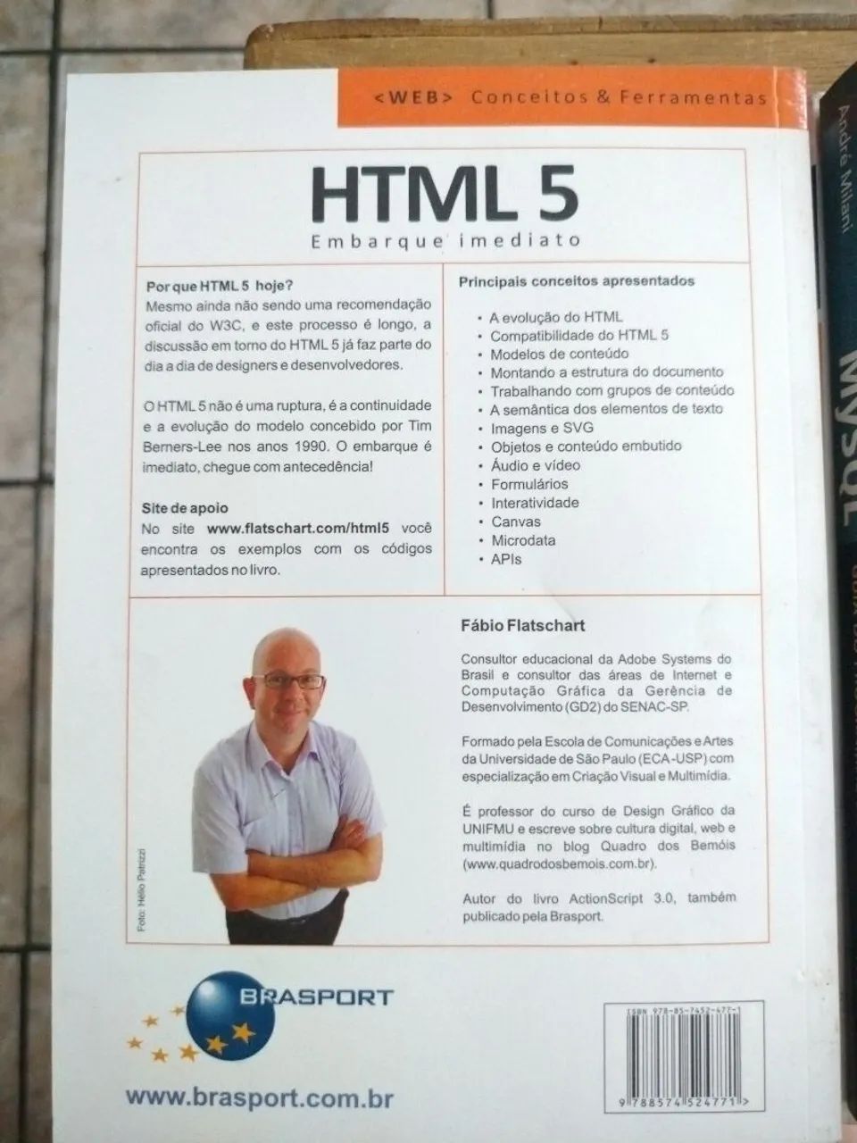 Livro HTML 5 embarque imediato - Brasport - Fábio Flatschart - Foto 2