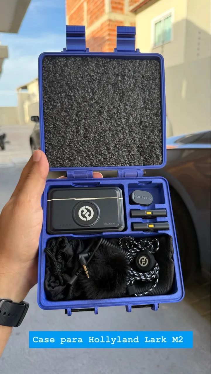 Case para Microfone Hollyland Lark M2