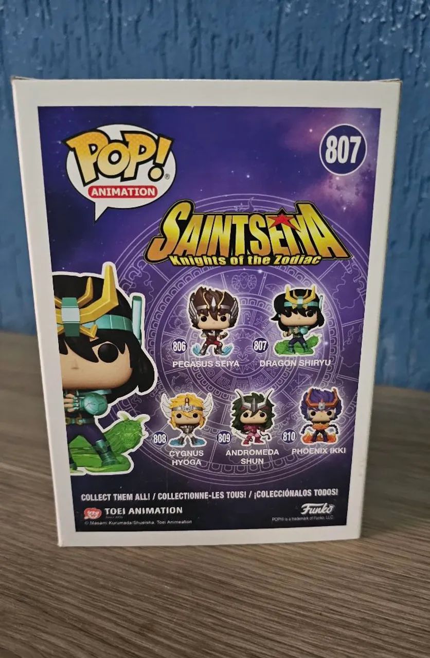 FUNKO POP DRAGON SHIRYU 807 CAVALEIROS DO ZODIACO - Hobbies e