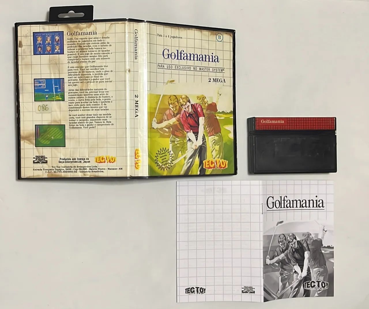 Master System Tec Toy Sega Golfamania