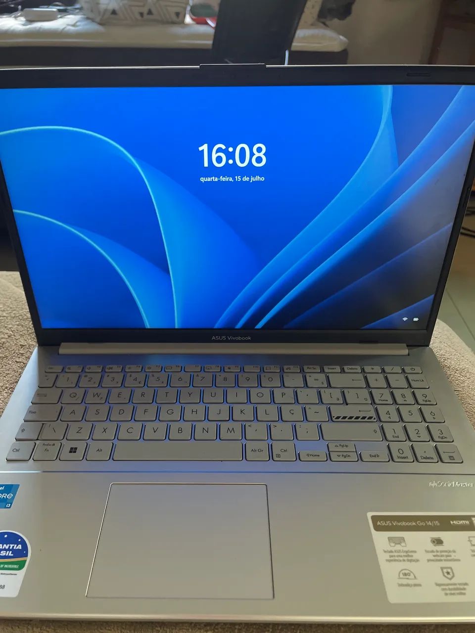 Notebook Asus Vivobook Go 15 EM PERFEITO ESTADO - Foto 2